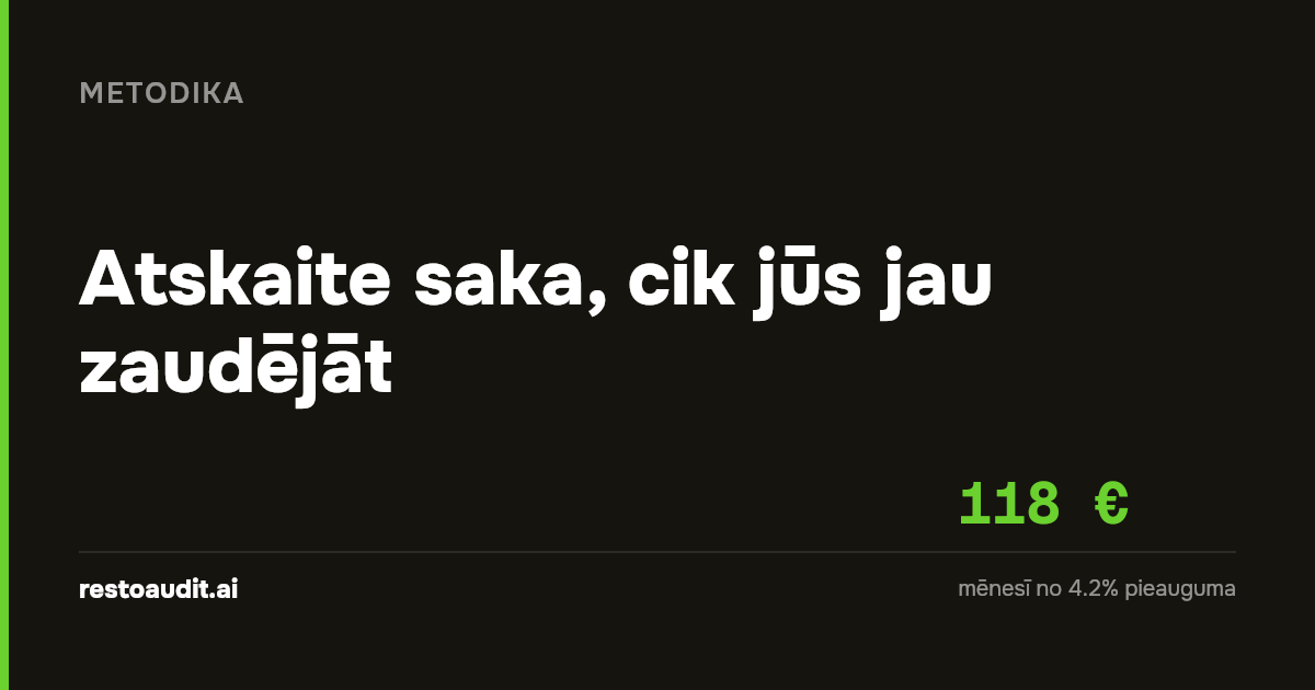Tumšs raksta vāks: «Atskaite saka, cik jūs jau zaudējāt» un skaitlis 118 eiro mēnesī no 4.2 procentu pieauguma
